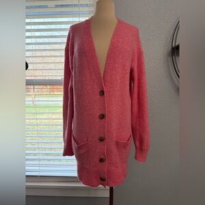 J. Crew Button Front Merino Wool Alpaca Blend Cardigan Size Small Supersoft Yarn